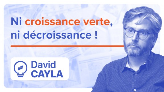 « Ni croissance verte, ni décroissance ! » - David Cayla image