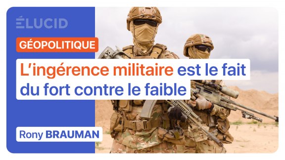 « L’ingérence militaire est le fait du fort contre le faible » - Rony Brauman image