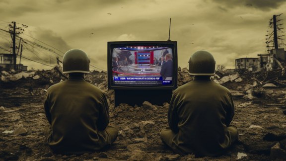 Manichéisme, narcissisme, sensationnalisme : la géopolitique des grands médias image