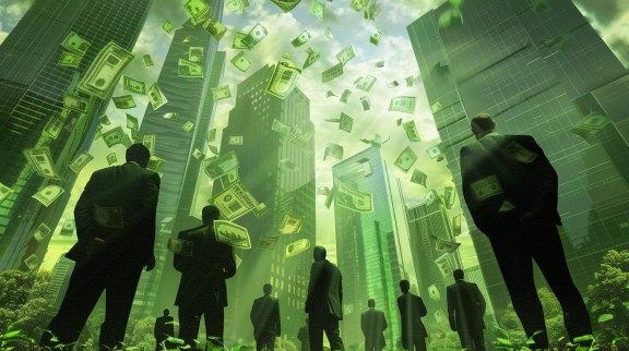 Le greenwashing des transnationales ou la conscience verte à bon marché image