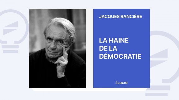 La Haine de la démocratie - Jacques Rancière image