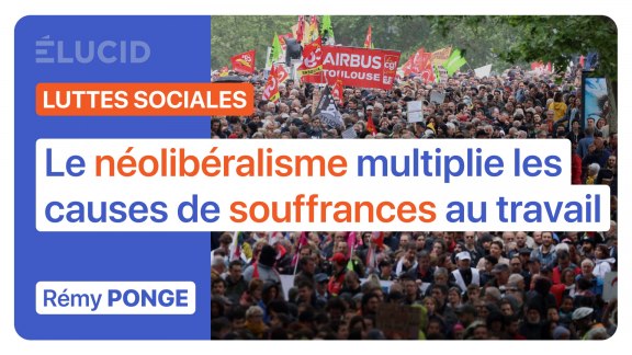 « Le néolibéralisme multiplie les causes de souffrances au travail » - Rémy Ponge image
