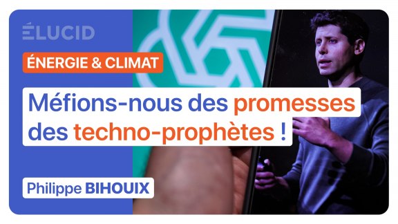 « Méfions-nous des promesses mirobolantes des techno-prophètes ! » - Philippe Bihouix image